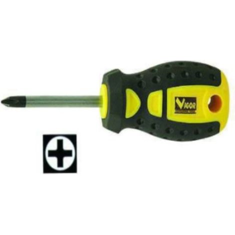 VIGOR - CACCIAVITE NANO A CROCE IN ACCIAIO CROMO VANADIO 4X40MM
