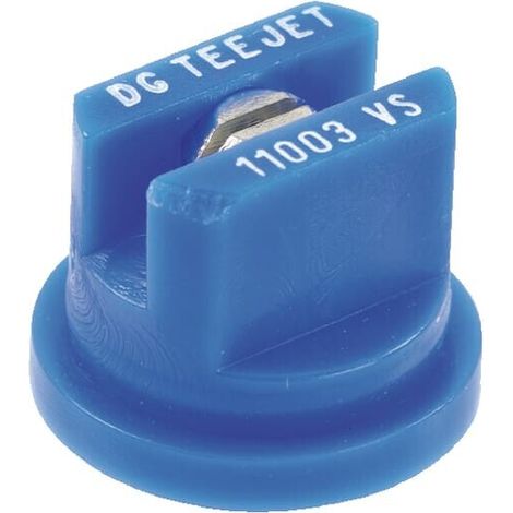 Tobera est谩ndar doble chorro plano DG 110掳 03 azul acero inoxidable TeeJet TEEJET DG11003VS