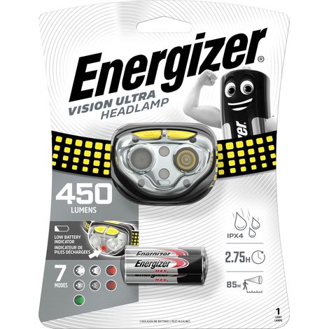 Linterna frontal Energizer Vision Ultra 450Lm IPX4 (1/4)