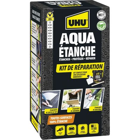 UHU Caoutchouc liquide d'étanchéité AQUA ETANCHE Kit de réparation (1/5)