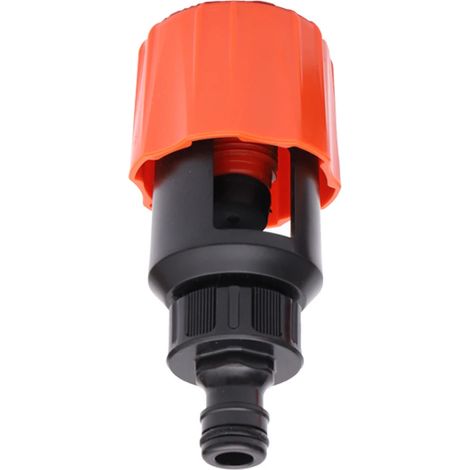 Universal-Schlauchverbinder für Wasserhähne, Schnellverbinder für Küche und Garten, wiederverwendbarer Schlauchadapter, 1 Stück (Orange)