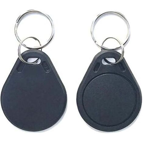 Badges RFID Programmable MCT Android CUID 13.56Mhz Lot de 10 Noirs Étanches IP67 (1/4)