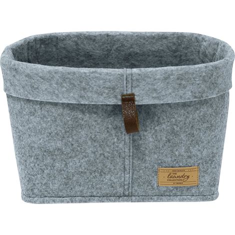 Kosmetik-Organizer FELI, Filz-Imitation, grau, 30 x 19 x 18 cm, Wenko (1/5)