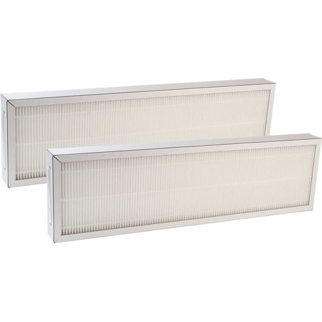 vhbw 2x Pollen Filter compatible with Pluggit Avent P460 Ventilation Devices - Air Filter F7 White (1/4)