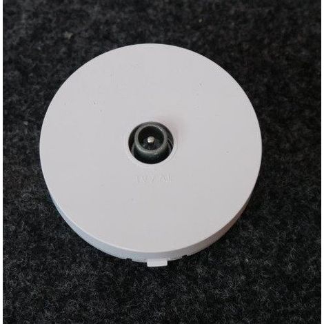 Prise TV simple blanche pour montage en saillie Optima IBOCO