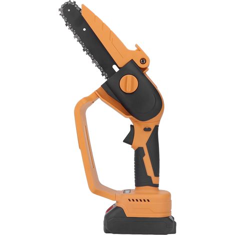 Mini tronçonneuse électrique portable sans fil rechargeable avec batterie pour jardin et verger, prise UE 100-240 V (1/5)