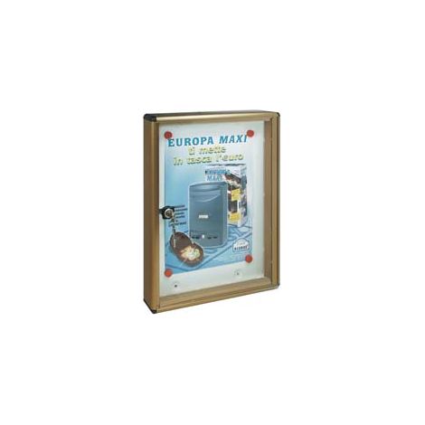 BACHECA PORTA AVVISI PER INTERNI CM.30X5X40H.- - cm.30x5x40h. -  ALUBOX