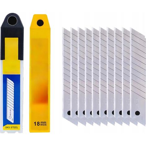 Satz Ersatzklingen für Tapetenschneider 18mm 10-tlg.