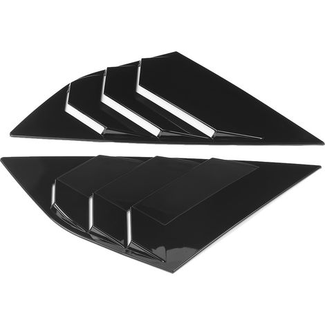 Paire de stores de lunette arrière pour Ford Focus ST RS MK3 Noir brillant (1/5)