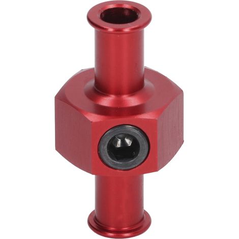 Kraftstoffdruckmesser-T-Stück, 3/8-Zoll-Schlauchanschluss, 1/8-Zoll-NPT-Gewinde, universelles Kfz-Ersatzteil, rot (1/5)