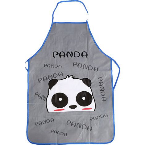 Tablier de cuisine réglable et imperméable pour restaurant, joli dessin animé