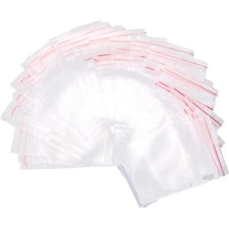 100 sacs Ziplock, sacs à fermeture éclair, Ziplook 6090 mm (1/5)
