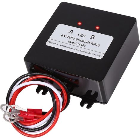 Sollbry Batterie-Equalizer, HA01 Batterie-Equalizer 2x12V Batterie-Equalizer Solar-Batterie-Balancer für Blei-Säure-Batterie-Ladegerät (1/5)