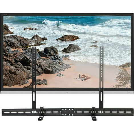 Unho – Support barre de son mural pour TV – VESA 100x100 à 400x700mm – Charge max 6kg – Installation facile – Compatible avec barres de son Samsung, Sony, LG (1/5)