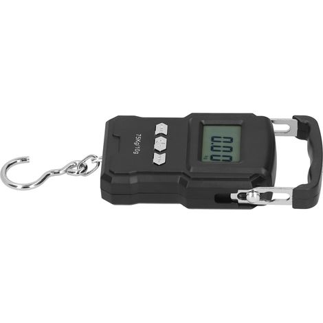 Balance électronique portable 75kg avec ruban de mesure - Pèse-personne numérique compact (1/5)