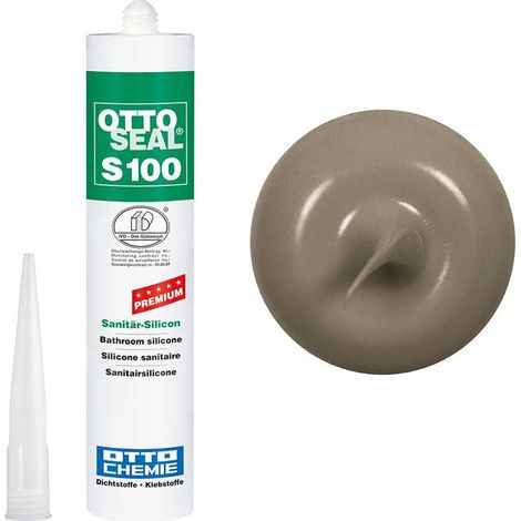 OTTOSEAL S100 Sanitär-Silicon 300 ml Sanitärgrau C18
