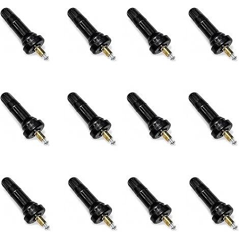 embouts de valve pour capteur Valves Capteur Pression Pneu TPMS, Pressure Sensor Valve En Caoutchouc EPDM Et Cuivre Pour Valve TPMS, Kit Reparation Valve TPMS Avec Capuchons (1/5)