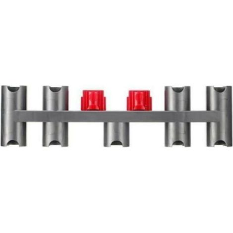 Grille de Rangement pour Aspirateur - Support Accessoires Dyson V7 V8 V10 V11 - Organisation Têtes Brosses et Busés - Lot de 1 (1/4)