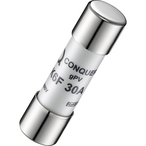 Cartouche fusible RS PRO, 20A, 10 x 38mm, Type gPV, 600V ( Prix pour 1 )
