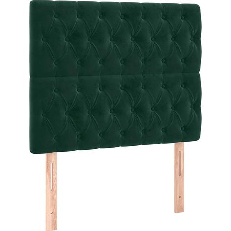 Maison Exclusive - Cabecero Terciopelo Verde Oscuro 100x7x118/128 (1/5)