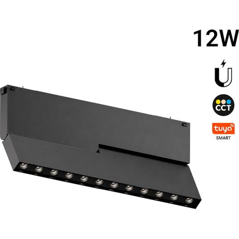 Foco Lineal Orientable Para Carril Magnético - 12W - 10mm -