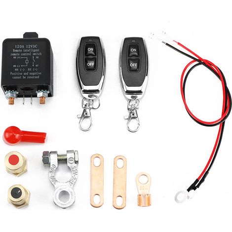 12V-Fernbedienungs-Hauptrelais für Autobatterien, drahtloser Autobatterie-Trennschalter, Hochstromrelais
