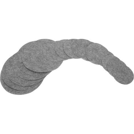 Lot de 24 séparateurs de plateaux en feutre, découpables, lavables et réutilisables. Conviennent aux plaques de cuisson et à la vaisselle. Gris.