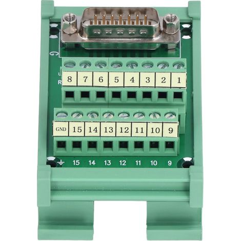 Module de carte de dérivation avec bornier mâle DB15-G7, 60 V CC (1/5)