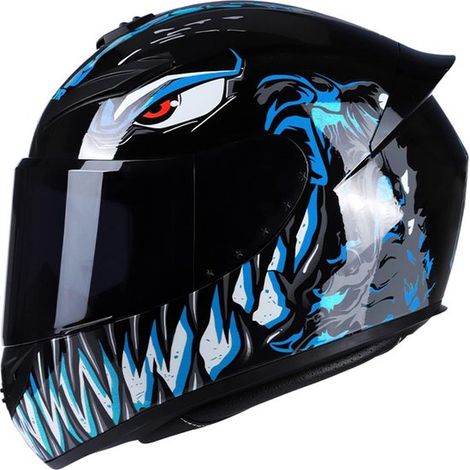 Casco integrale da moto per adulti Casco da mountain bike unisex Casco da moto comodo e sicuro (1/5)
