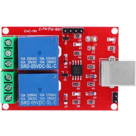 5V USB-Steuerschalter, 2-Kanal-Relaismodul, intelligenter Steuerschalter für PC, USB-Steuerschalter (1/4)