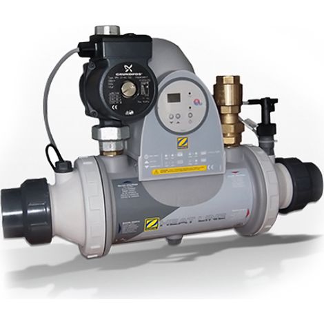 Echangeur thermique multitubulaire 20 kW pour piscine – Plaques titane anticorrosion – Thermostat digital – Installation facile – PSA