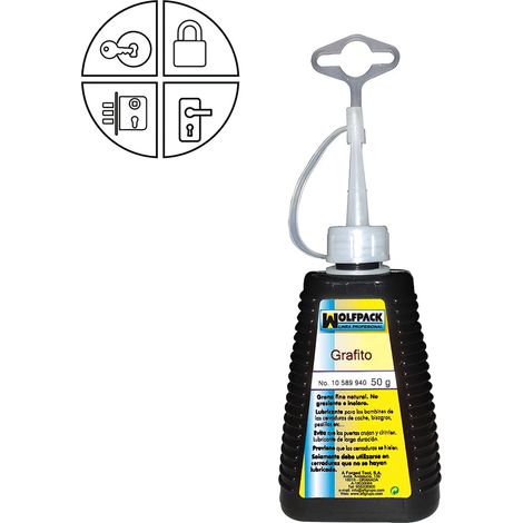 Graphitpulver Schmiermittel wolfpack linea profesional grau 50g