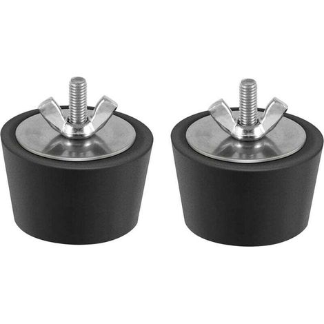 Bouchons de piscine Ulisem 2 pièces, diamètre 32, 38 mm, bouchons d'hiver en caoutchouc avec vis en acier inoxydable, antigel pour le processus d'hivernage de la piscine du gel aux tuyaux de drainage