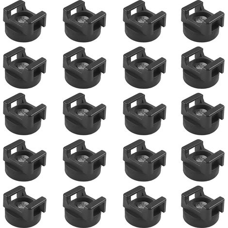 Confezione da 20 fascette magnetiche per la gestione dei cavi, organizer magnetici per cavi, ideali per ufficio, auto, ufficio e casa. (1/4)