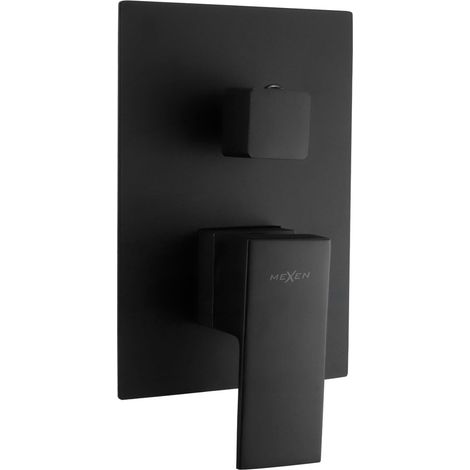 Mexen Uno Wannenbatterie für Unterputzmontage, Schwarz - 71435-70 (1/2)