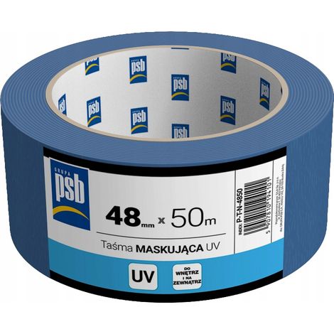 Ruban de masquage bleu UV PSB 48 mm x 50 m