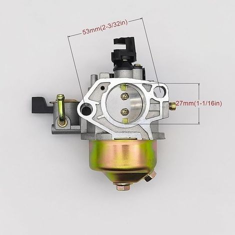 Carburateur pour Honda GX390 GX340 GX270 GX240 13HP 11HP 16100-ZE3-V01 Compatible Predator Duromax 420cc 389cc + Durite Essence + Joints (1/3)