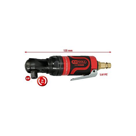Mini trinquete neumático reversible SlimPOWER  máx 6,3 bar (90