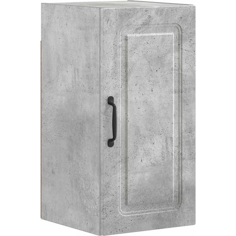 vidaXL Armadio da bagno a muro UTRECHT Grigio Cemento 30 x 31 x 59 cm (1/5)