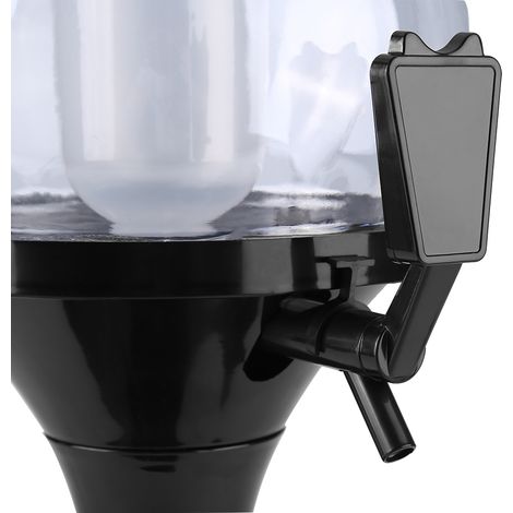 Distributeur de boissons froides 3,5 L, tube à glaçons, machine à jus, récipient, accessoires pour barbecue, fête et bar (1/5)