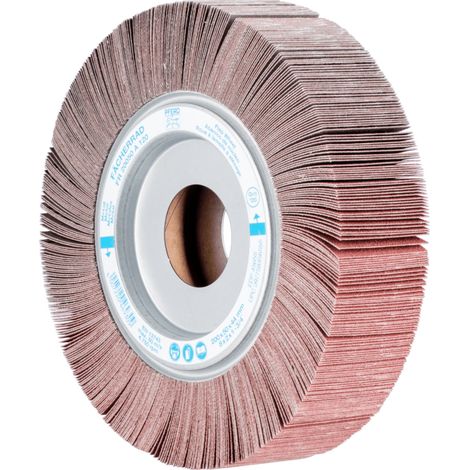 PFERD TOOLS Lamellenschleifrad FR Ø 200x50mm Bohrung Ø 44,0mm A120 für universelle Anwendung 2 Stk (1/4)