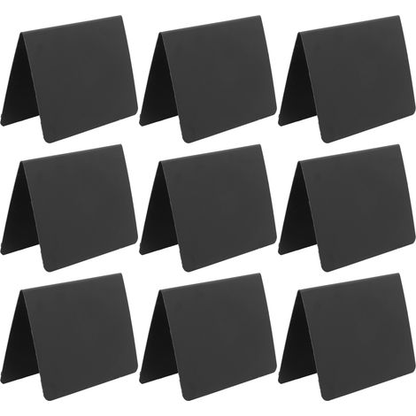 16 petits panneaux ardoise en forme de V, effaçables et réutilisables, pour les numéros de table, les tableaux d'affichage, les décorations de fête et les fournitures événementielles, stylos inclus. (1/5)