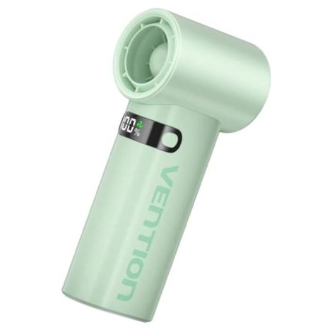 Vention PBE Ventilador de Mano - Velocidad Maxima 17000RPM - Nivel Regulable de 1 a 100 -  Bateria de 3000mAh - Conexion USB-C - Ligero y Portatil - C
