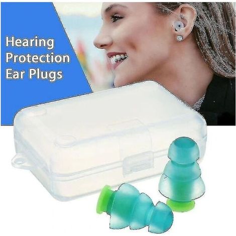 konsert ronproppar Bouchons d'oreilles de concert en silicone antibruit (1/3)