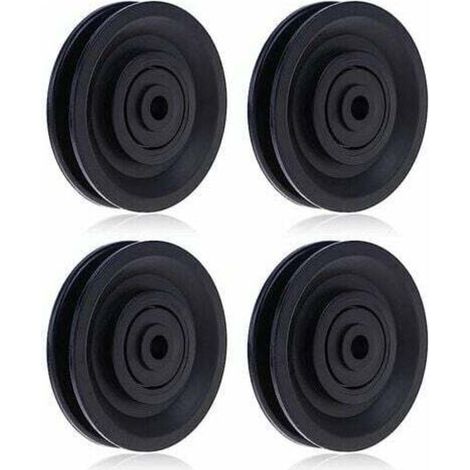 Poulie Musculation Pectoraux Poulie Musculation Murale Cable Poulie Musculation Poulie 75mm Poulie Nylon 75mm 4 Pièces (1/4)