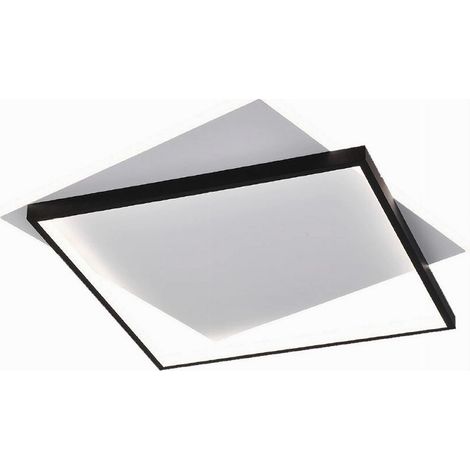 TrAdE Shop Traesio - Plafoniera Da Soffitto Quadrata 39 W Lampada Dimmerabile 3 Colori Di Luce C57-3c - (1/5)