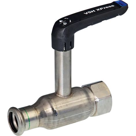 VSH XPress FullFlow Acero inoxidable Válvula de bola con husillo extendido i/i 35xG1 1/4" (DN32) Tipo XPR21001, 2032001001