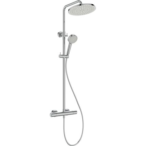 Ideal Standard Ceratherm T25 N Colonne de douche tête ajustable 260mm avec mitigeur thermostatique chrome (1/5)