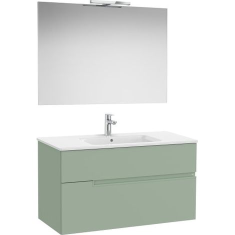CONJUNTO VICTORIA-N MBLE.BA.+LAV.DBL.2 CJN.1000MM EPJO.APL.LED VD SAVIA