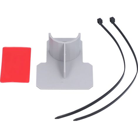 Support de tuyau d'arrosage pour piscine Intex, avec serre-câbles et fixation pour tuyau d'eau (gris). (1/5)